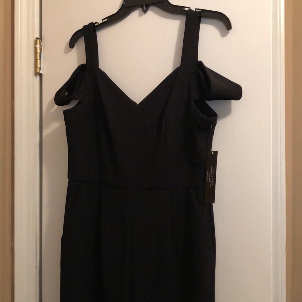 Black Tahari Romper/jumpsuit
